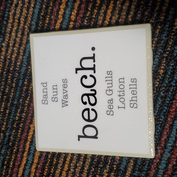 VPV Photography Beach Design Coaster Made in New England - Picture 1 of 4